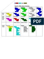 Dondwe Bible Study Schedule 2