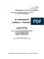 Bi Grammaire Lingala Francais Chapitre 1 PDF