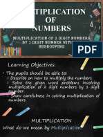 Multiplication of Numbers
