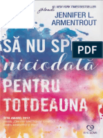 J L Armentrout Sa Nu Spui Niciodata Pentru Totdeauna PDF