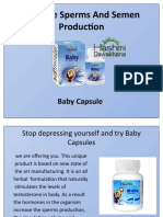 Increase Sperms and Semen Production: Baby Capsule