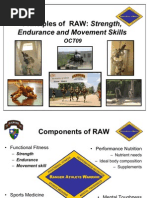 Principles of RAW Training