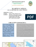 Factores Bióticos y Abióticos en El Lago Titicaca