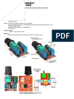 ZS-X4A: Mini 5V-30V DC PWM Speed Controller Electrical Motor Control or LED Dimmer