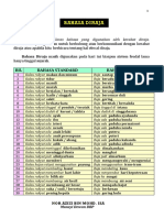 Tip BAHASA DIRAJA