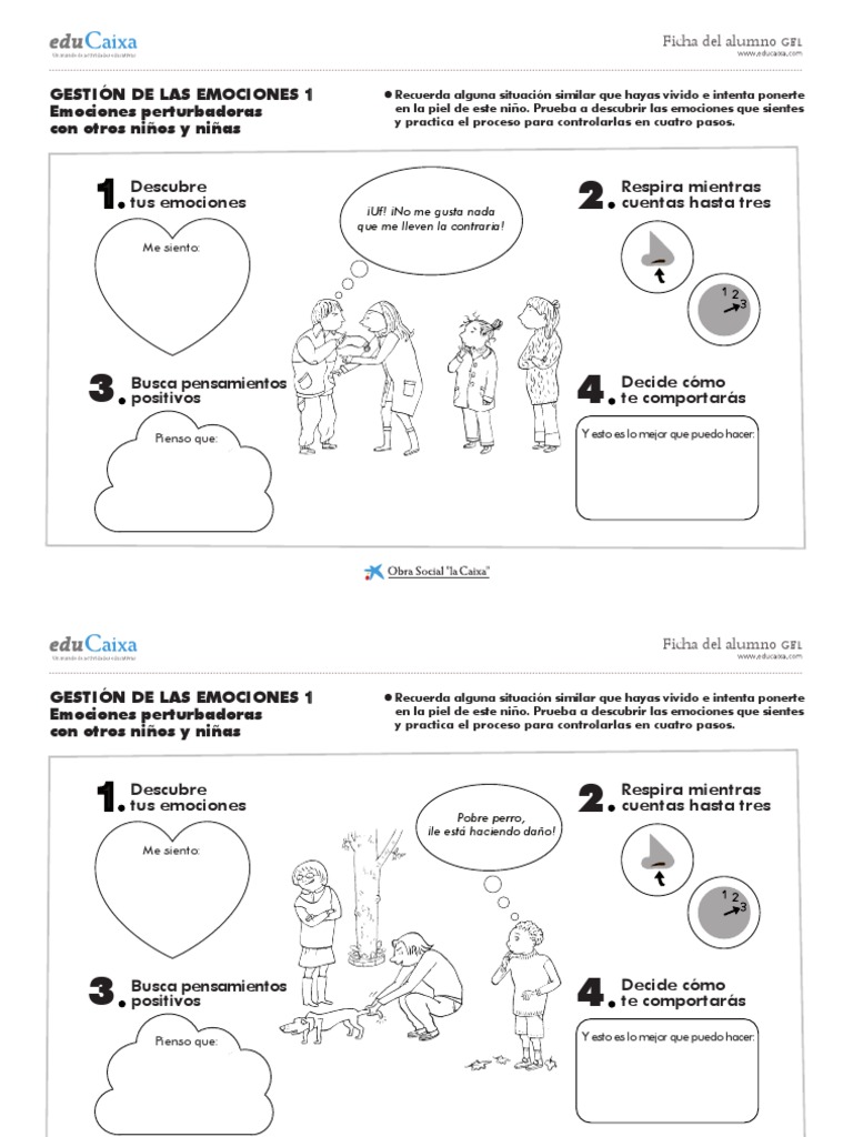 Gestión de Emociones PDF | PDF | Relaciones personales, crianza y ...