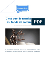 C’Est Quoi Le Nantissement Du Fonds de Commerce