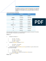 EL PLURAL DE LOS SUSTANTIVOS en ALEMÁN