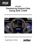 Displaying Engine Data Using SAE J1939