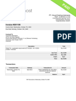 Invoice #261100: PT. Cloud Hosting Indonesia