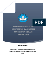 Panduan Program Sertifikasi Kompetensi Dan Profesi 2020 PDF