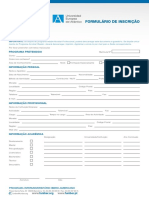 Ficha de Inscrição UNEATLANTICO PDF