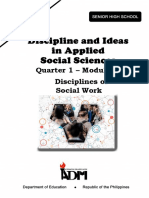 Quarter 1 - Module 6 Disciplines of Social Work