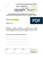 FT-SST-011 Formato de Cierre de Las Votaciones Elección Del COPASST PDF