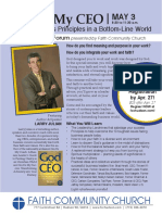 God Is My Ceo: Following God's Principles in A Bottom-Line World