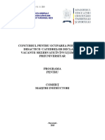 Comert Programa Titularizare M PDF
