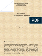 CIEN 30092 Civil Engg Research CG MS