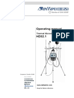 English: Operating Manual HD32.1