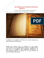 CONSTITUCIONES DE MEXICO