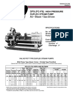 Dfs (FC-FS) : High Pressure Duplex Steam Pump Air - Steam - Gas Driven