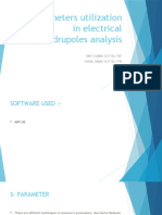 S-Parameters Utilization in Electrical Quadrupoles Analysis