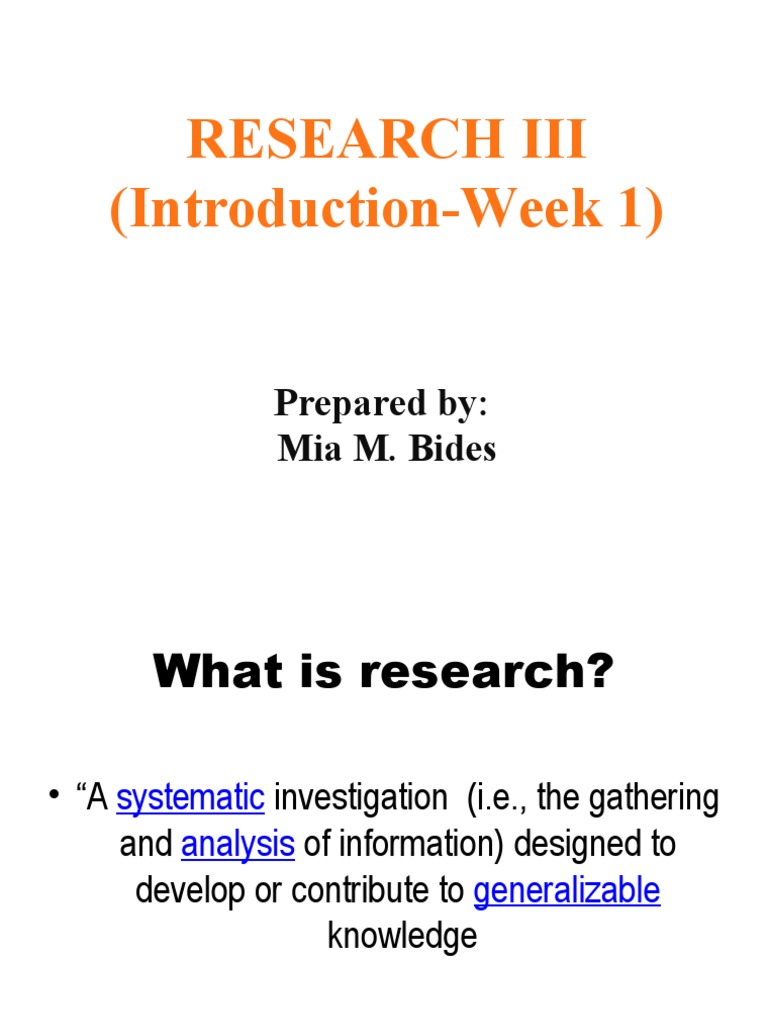 Understanding Research Fundamentals | PDF | Hypothesis | Scientific Method