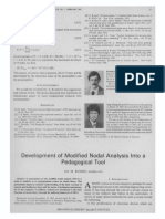 Development of Modified Nodal Analysis Into Pedagogical Tool