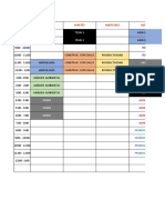 Horario de Estudio