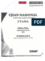 Soal Sosiologi SMA UN 2019 (WWW - Sudutbaca.com) PDF