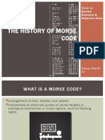 The History of Morse Code