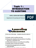 1) An Introduction To Auditing