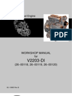 Diesel Engine: Workshop Manual For (26 - 00118, 26 - 00119, 26 - 00120)