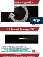 1 Full Research Prototype - FRP