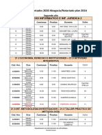 Cursos 2º Año Abogacia Notariado