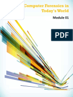 CHFIv9 Module 01 Computer Forensics in Today's World PDF