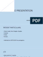 Case Presentation: Intern DR Amit Poudel