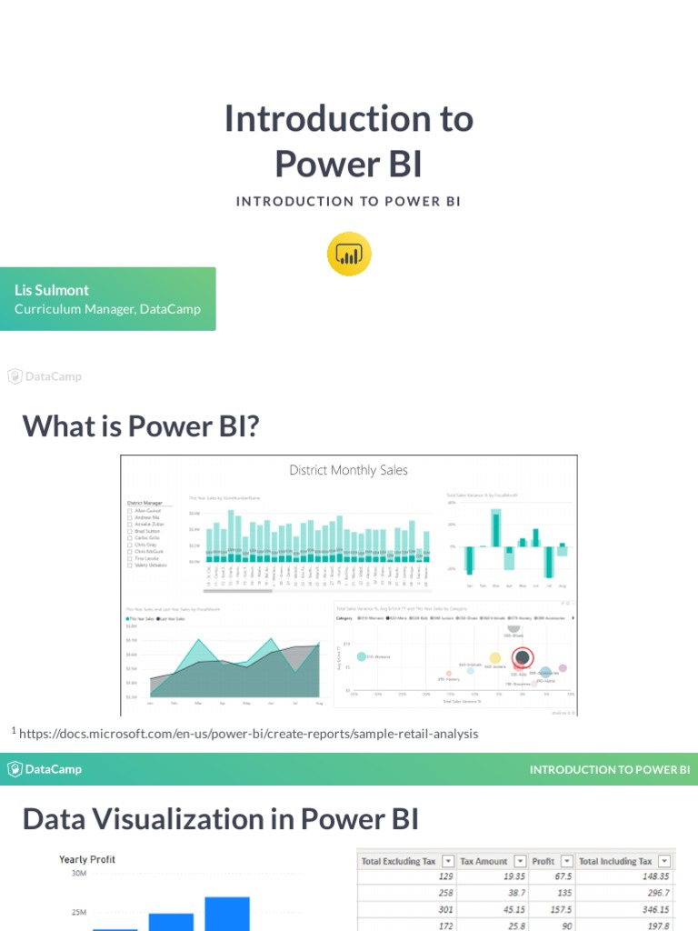 Introduction to Power BI Essentials | PDF | Information Technology ...