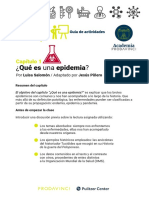 Capítulo 1: ¿Qué Es Una Epidemia? - Guía para Profesores - Aula Prodavinci