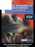 Sheila Corrall - Strategic Management of Information Services (2000, Routledge)