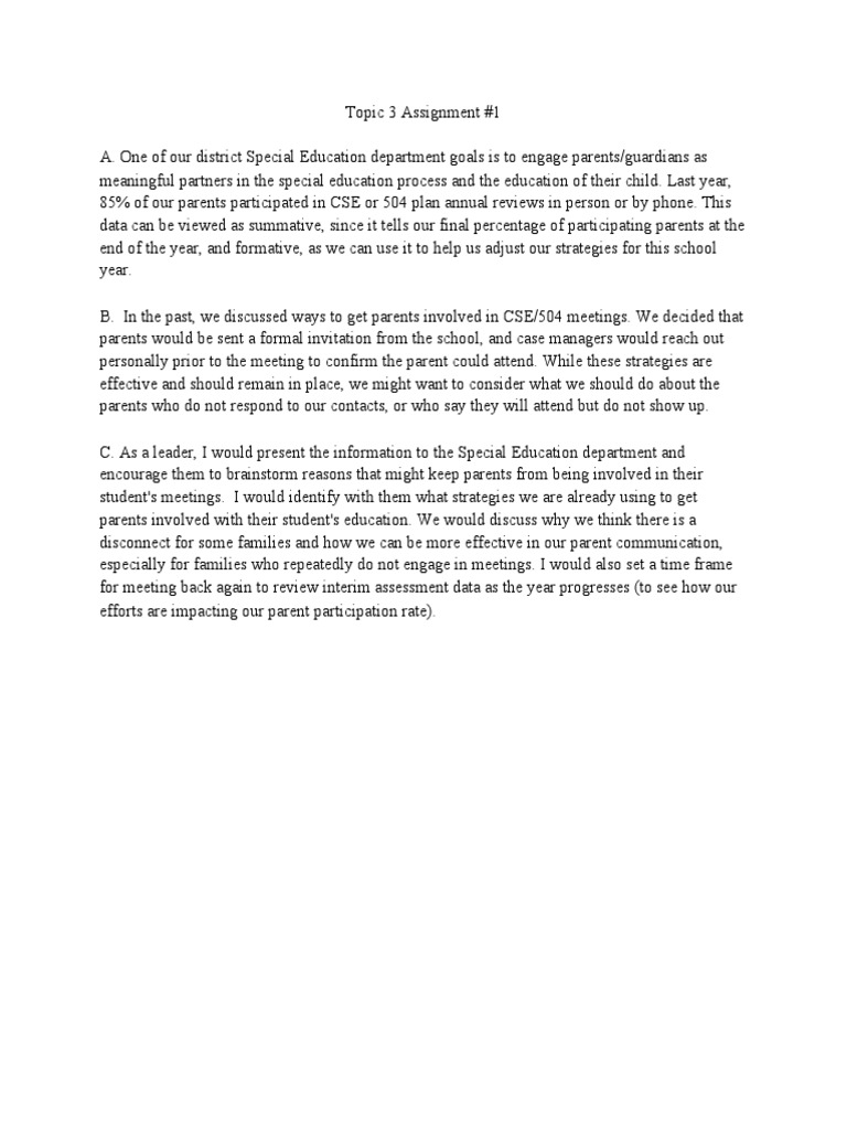 Topic 3 Assignment 1 | PDF