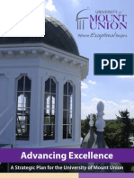 Advancing Excellence - A Stategic Plan for the University of Mount Union