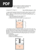 Assignment # 3 (Chapter 2) Due 3:00 PM of January 31, 2008