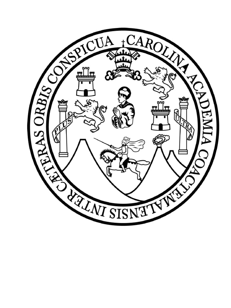 Dela Usac Logo Universidad De San Carlos De Guatemala Hi Res Stock