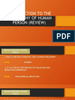 Introduction To The Philosophy of Human Person (Review)