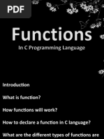 C Functions