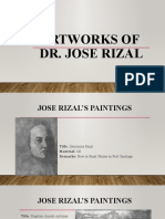Artworks of Dr. Jose Rizal