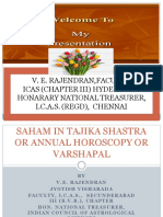 V. E. Rajendran, Faculty, Icas (Chapter Iii) Hyderabad. Honarary National Treasurer, I.C.A.S. (Regd), Chennai
