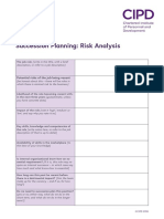 Succession Planning - Risk Analysis