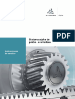 Operating Manual Rack Pinion Drive Unit Es PDF