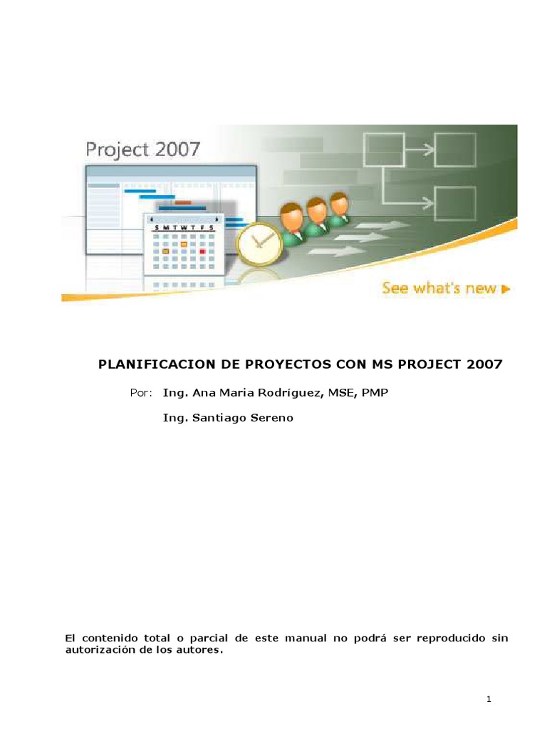 Manual MS Project 2007 | PDF | Microsoft Excel | Microsoft